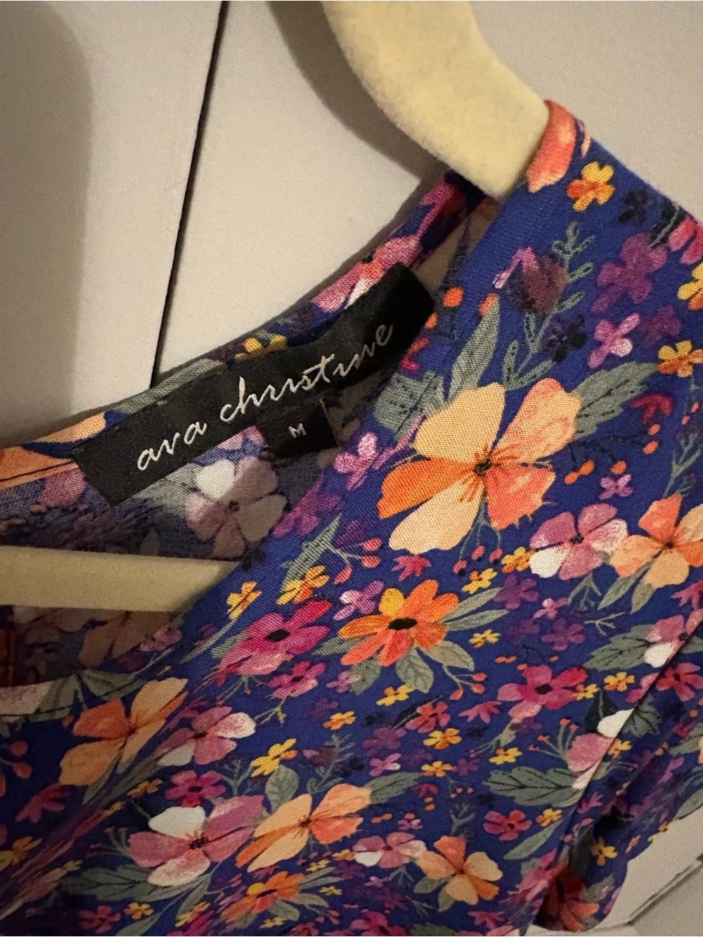 Floral Short-Sleeve Blouse